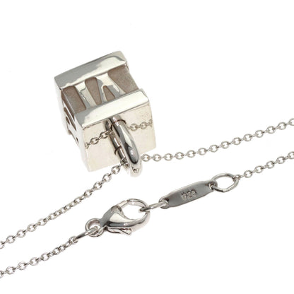 TIFFANY&Co. Atlas cube Necklace Silver Ladies [Used]