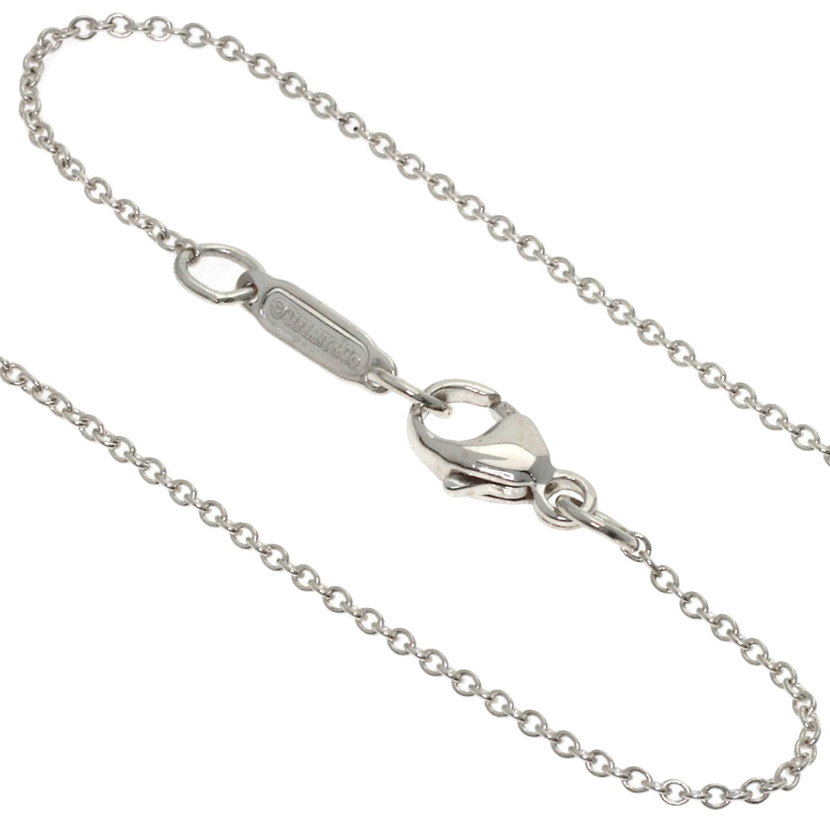 TIFFANY&Co. Atlas cube Necklace Silver Ladies [Used]