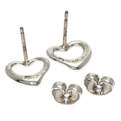 TIFFANY&Co. Open heart earring Silver K14WGLadies [Used]