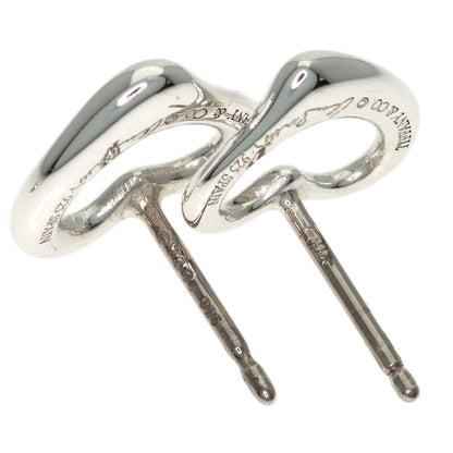 TIFFANY&Co. Open heart earring Silver K14WGLadies [Used]