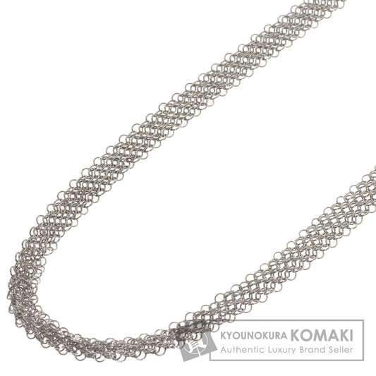 TIFFANY&Co. Somerset mesh Necklace Silver Ladies [Used]