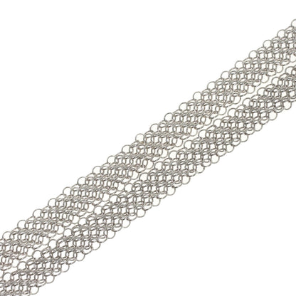TIFFANY&Co. Somerset mesh Necklace Silver Ladies [Used]