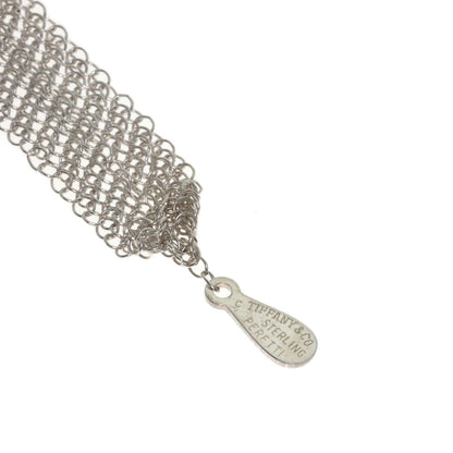 TIFFANY&Co. Somerset mesh Necklace Silver Ladies [Used]