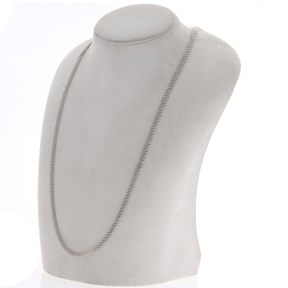 TIFFANY&Co. Somerset mesh Necklace Silver Ladies [Used]