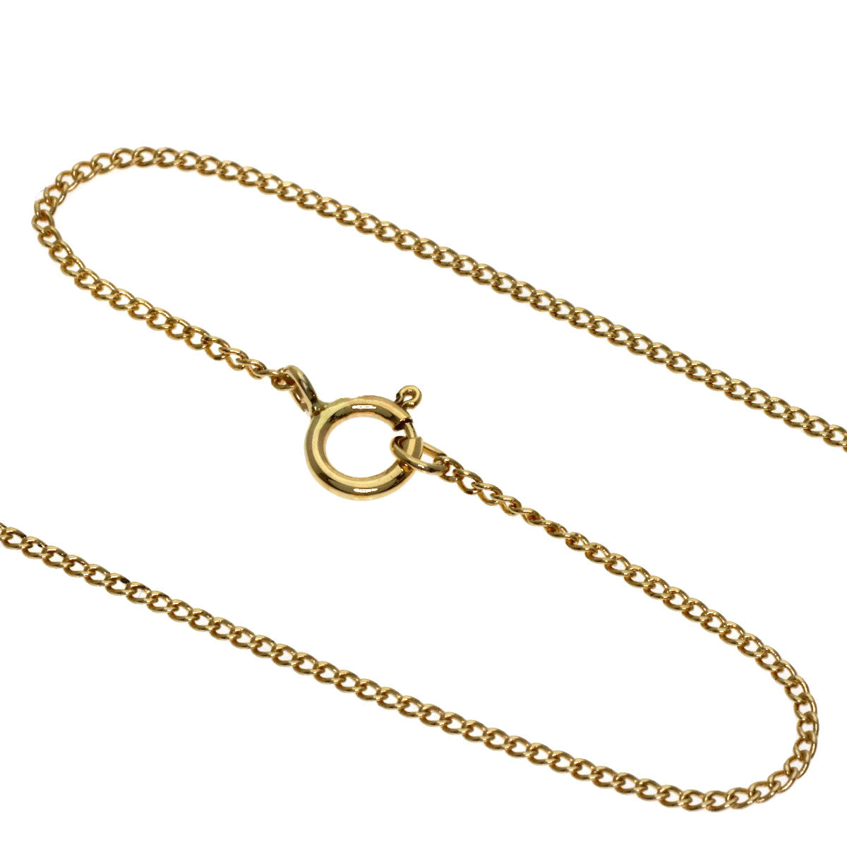 TIFFANY&Co. Chain cross heart Necklace Silver K14 Yellow GoldLadies [Used]