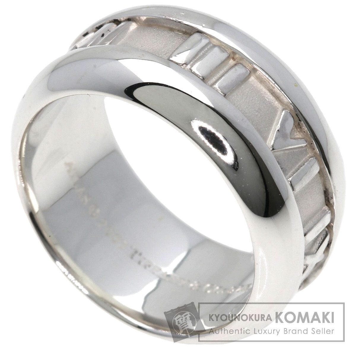 TIFFANY&Co. Atlas Ring Silver Ladies [Used]