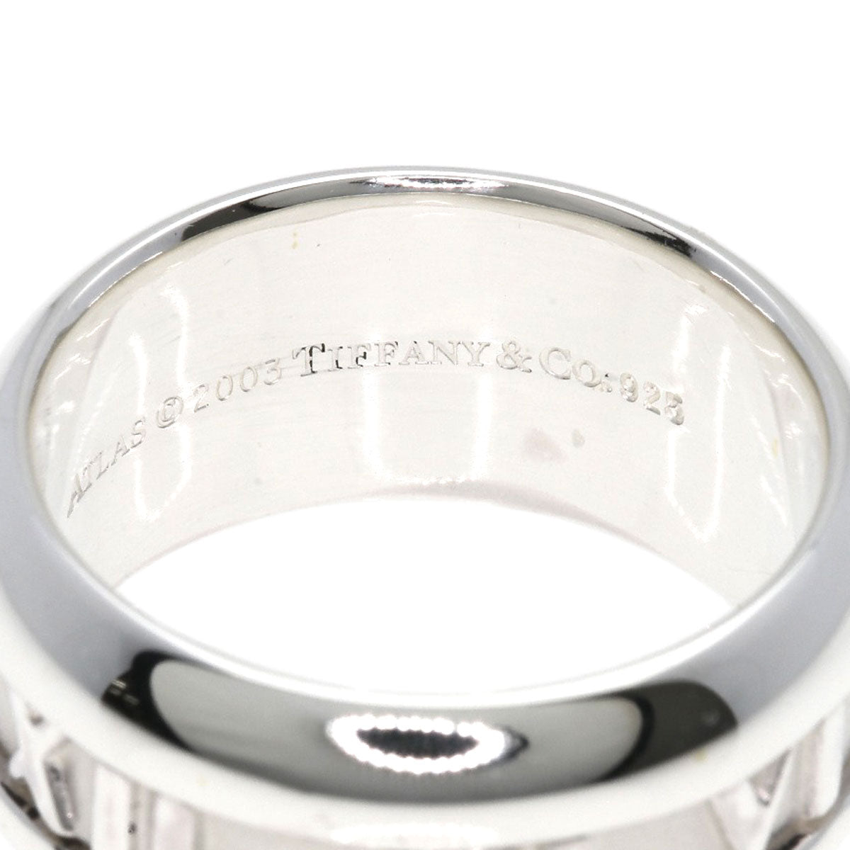 TIFFANY&Co. Atlas Ring Silver Ladies [Used]