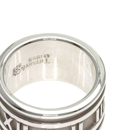 TIFFANY&Co. Atlas wide Ring Silver Ladies [Used]