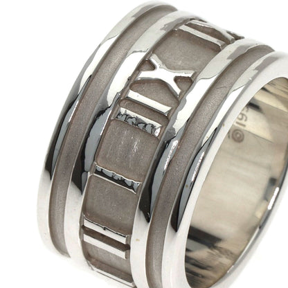 TIFFANY&Co. Atlas wide Ring Silver Ladies [Used]