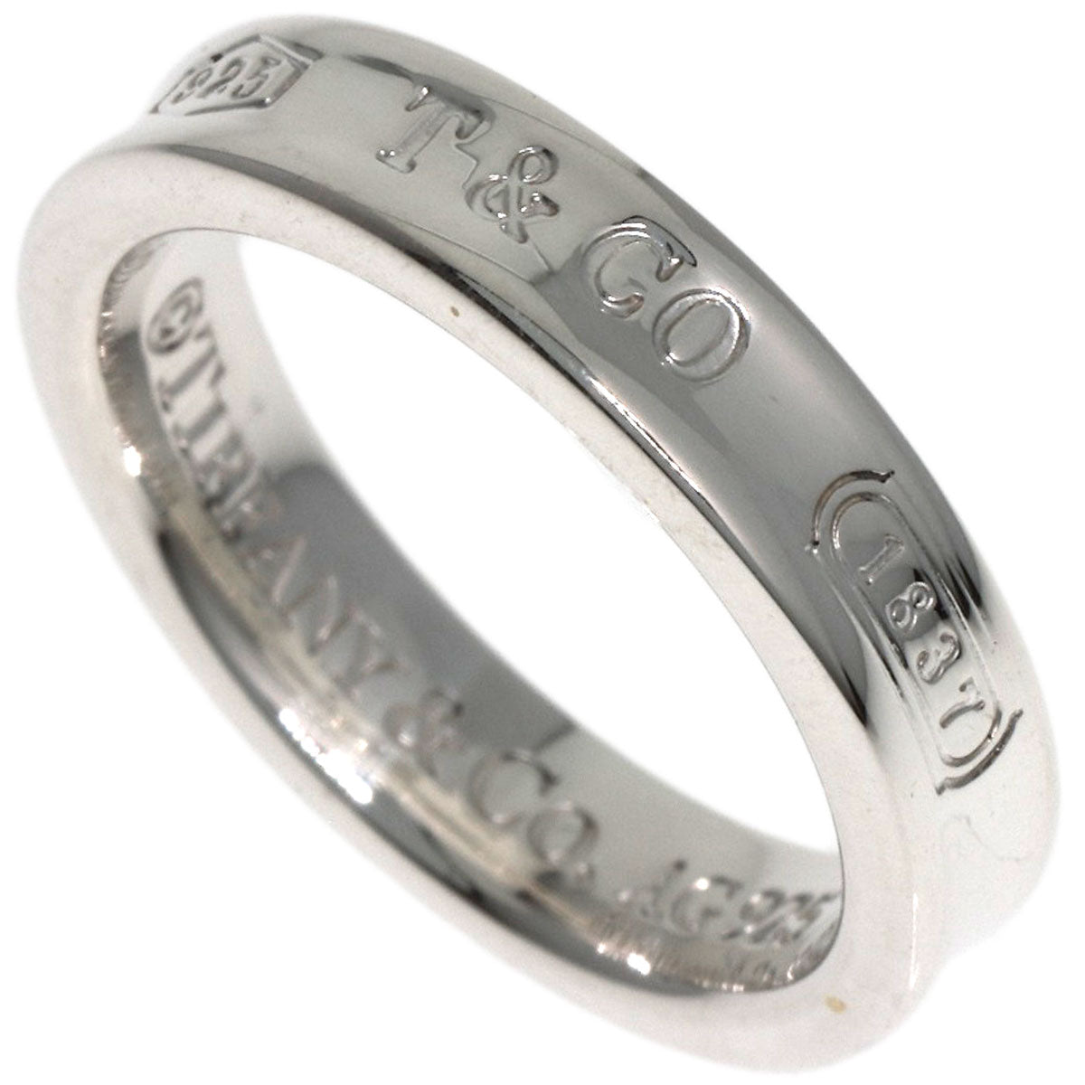 TIFFANY&Co. 1837 Narrow Ring Silver Ladies [Used]
