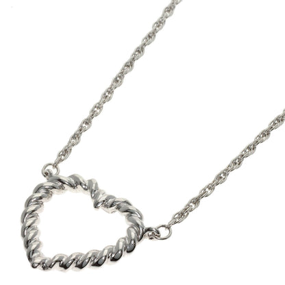 TIFFANY&Co. Twisted heart Necklace Silver Ladies [Used]