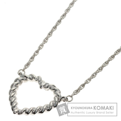 TIFFANY&Co. Twisted heart Necklace Silver Ladies [Used]