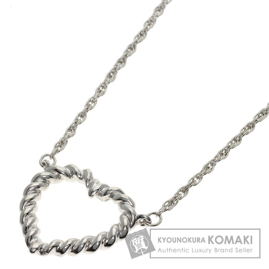 TIFFANY&Co. Twisted heart Necklace Silver Ladies [Used]