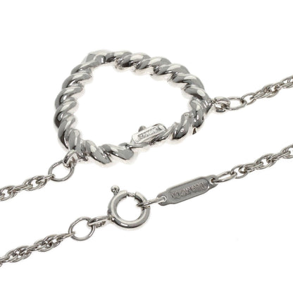 TIFFANY&Co. Twisted heart Necklace Silver Ladies [Used]