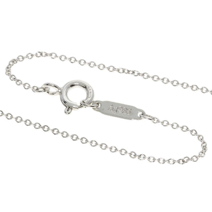 TIFFANY&Co. Double Heart Enamel Necklace Silver Ladies [Used]