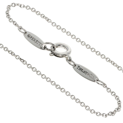 TIFFANY&Co. Open heart Necklace Silver Ladies [Used]