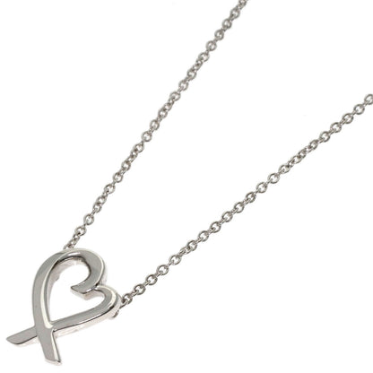 TIFFANY&Co. Loving heart Necklace Silver Ladies [Used]