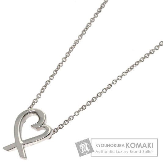 TIFFANY&Co. Loving heart Necklace Silver Ladies [Used]