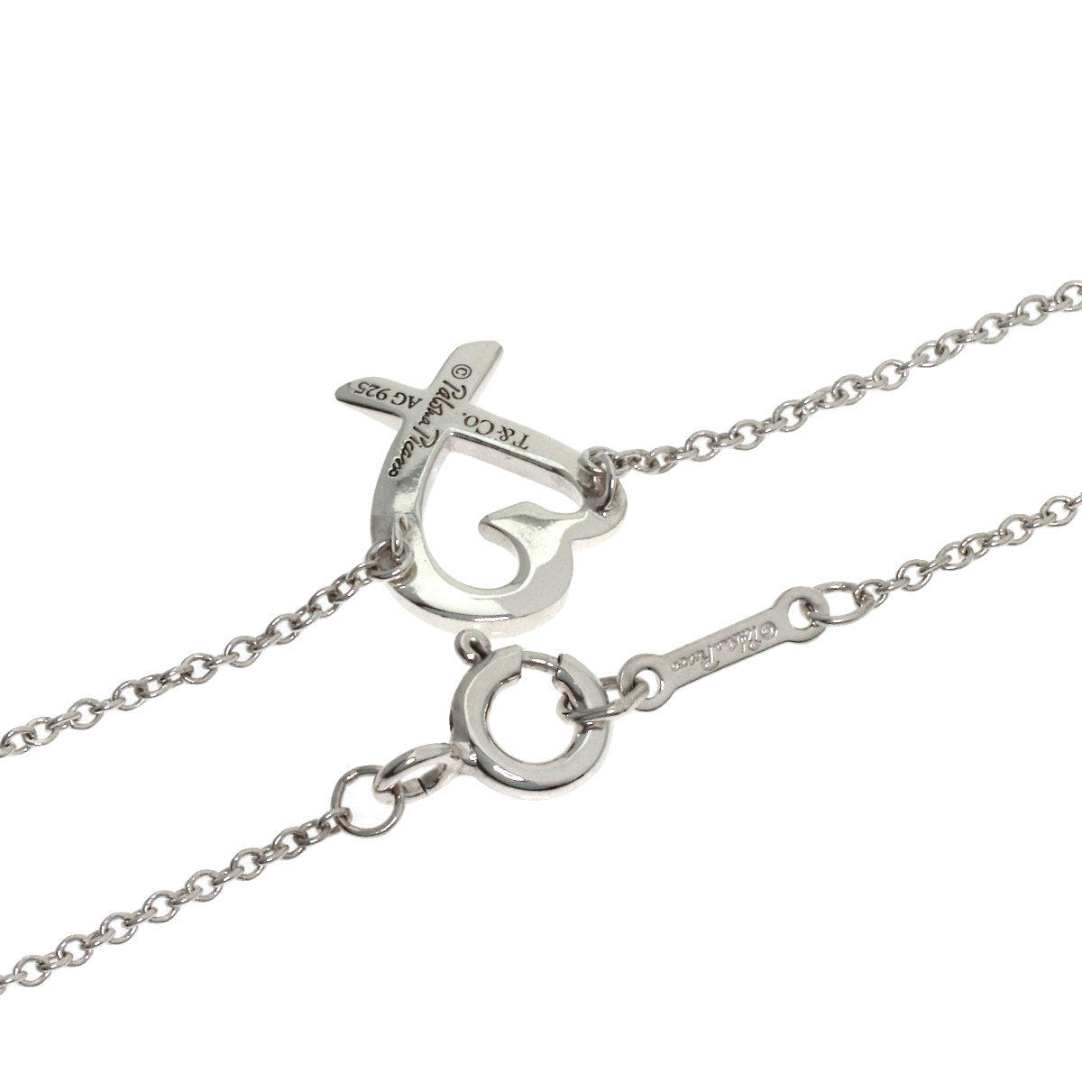 TIFFANY&Co. Loving heart Necklace Silver Ladies [Used]