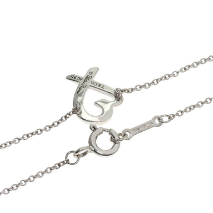 TIFFANY&Co. Loving heart Necklace Silver Ladies [Used]