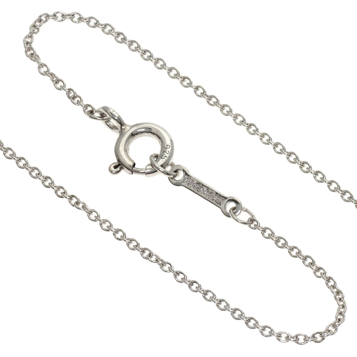 TIFFANY&Co. Loving heart Necklace Silver Ladies [Used]
