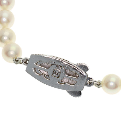 MIKIMOTO Pearl Pearl Earring 2-piece set Necklace Silver Ladies [Used]
