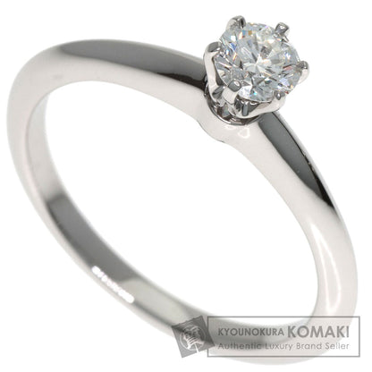 TIFFANY&Co. Solitaire 1P Diamond Ring Platinum PT950 Ladies [Used]