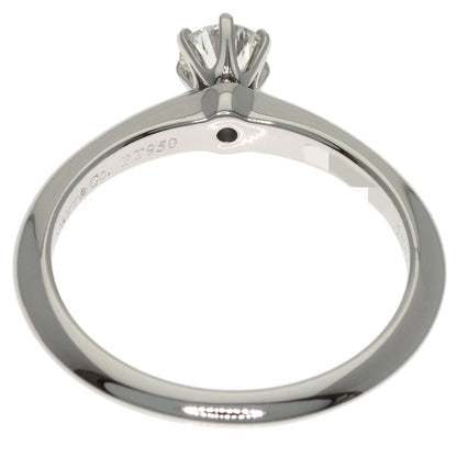 TIFFANY&Co. Solitaire 1P Diamond Ring Platinum PT950 Ladies [Used]