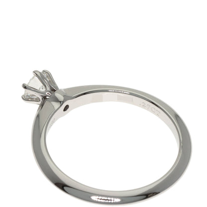 TIFFANY&Co. Solitaire 1P Diamond Ring Platinum PT950 Ladies [Used]