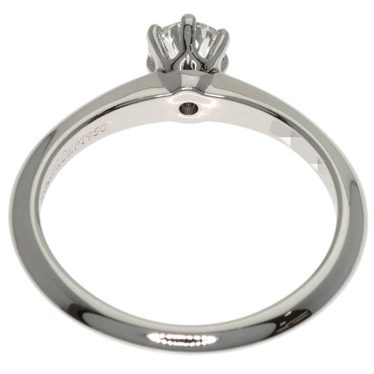 TIFFANY&Co. Solitaire 1P Diamond Ring Platinum PT950 Ladies [Used]