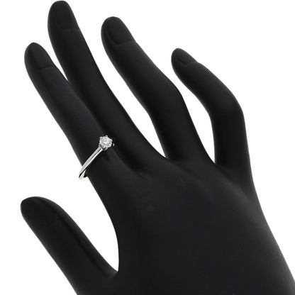 TIFFANY&Co. Solitaire 1P Diamond Ring Platinum PT950 Ladies [Used]