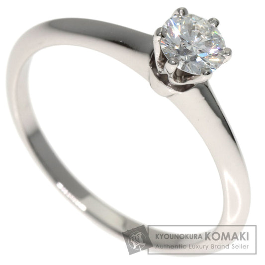 TIFFANY&Co. Solitaire 1P Diamond Ring Platinum PT950 Ladies [Used]