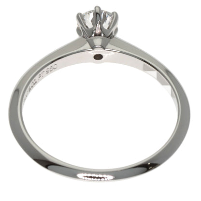 TIFFANY&Co. Solitaire 1P Diamond Ring Platinum PT950 Ladies [Used]