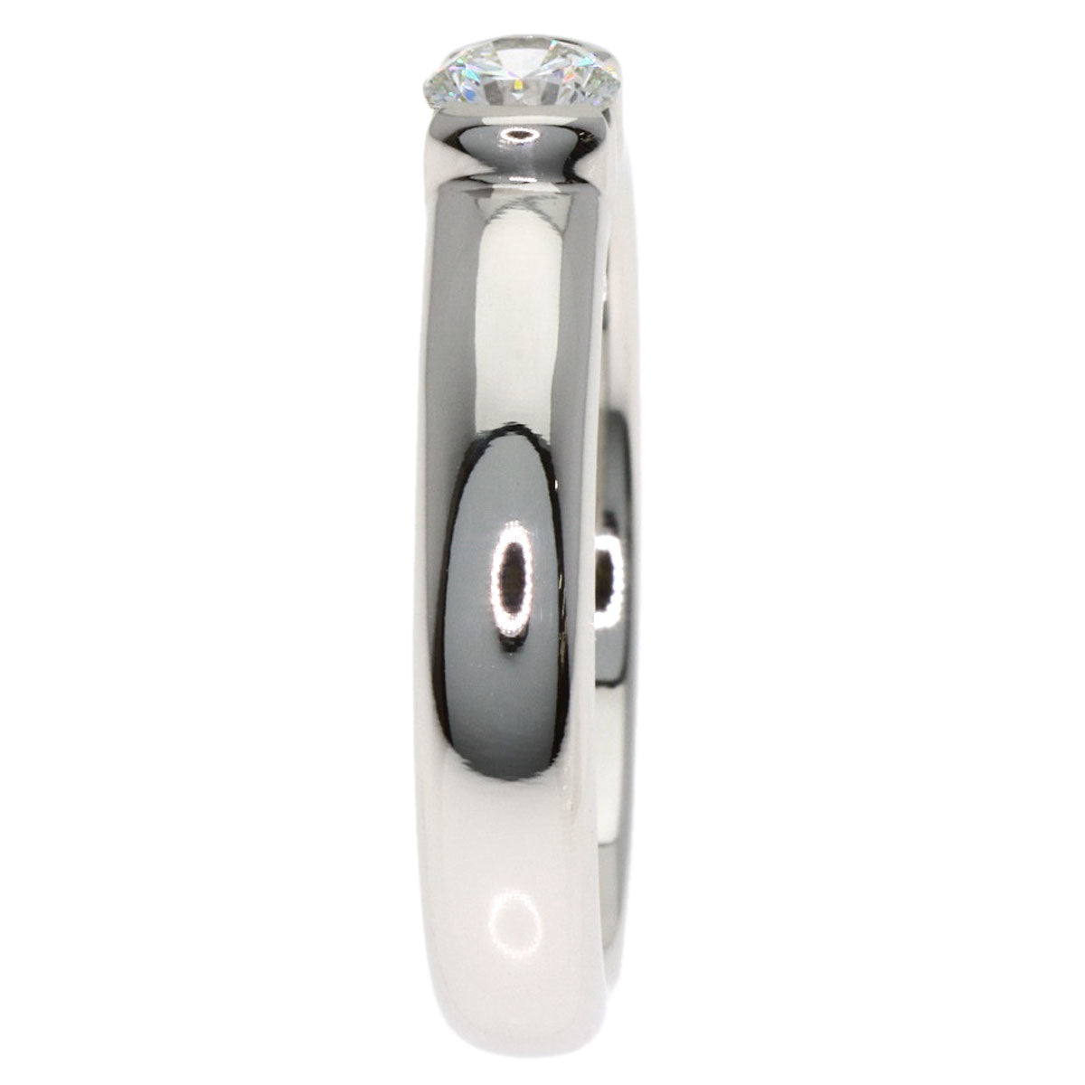 TIFFANY&Co. Dots Solitaire Diamond G-VS2 Ring Platinum PT950 Ladies [Used]