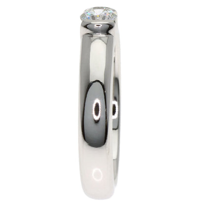 TIFFANY&Co. Dots Solitaire Diamond G-VS2 Ring Platinum PT950 Ladies [Used]