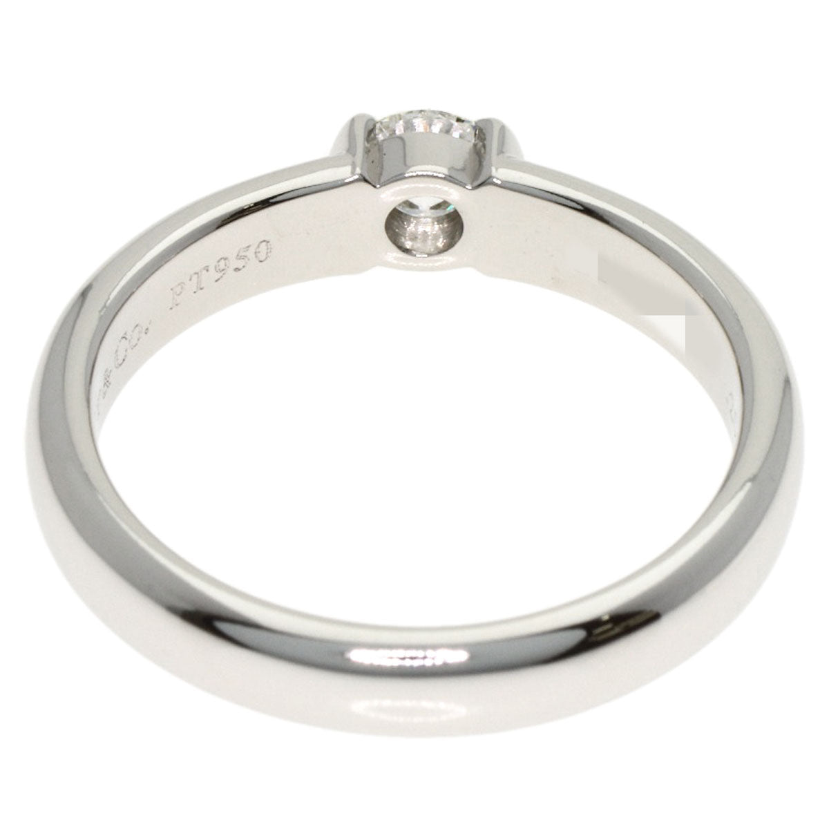 TIFFANY&Co. Dots Solitaire Diamond G-VS2 Ring Platinum PT950 Ladies [Used]