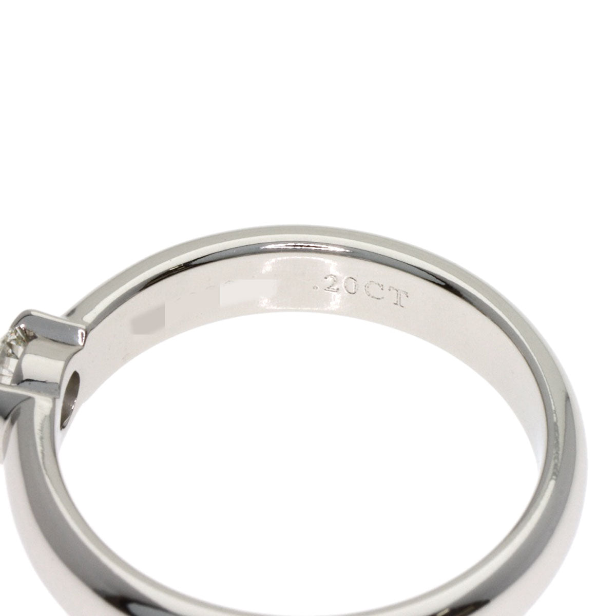 TIFFANY&Co. Dots Solitaire Diamond G-VS2 Ring Platinum PT950 Ladies [Used]