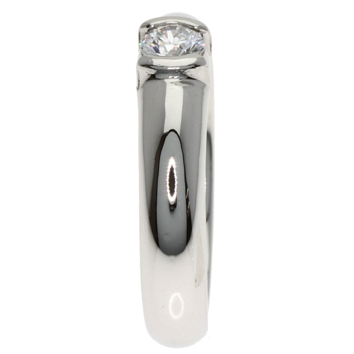 TIFFANY&Co. Dots Solitaire Diamond F-VS2 Ring Platinum PT950 Ladies [Used]
