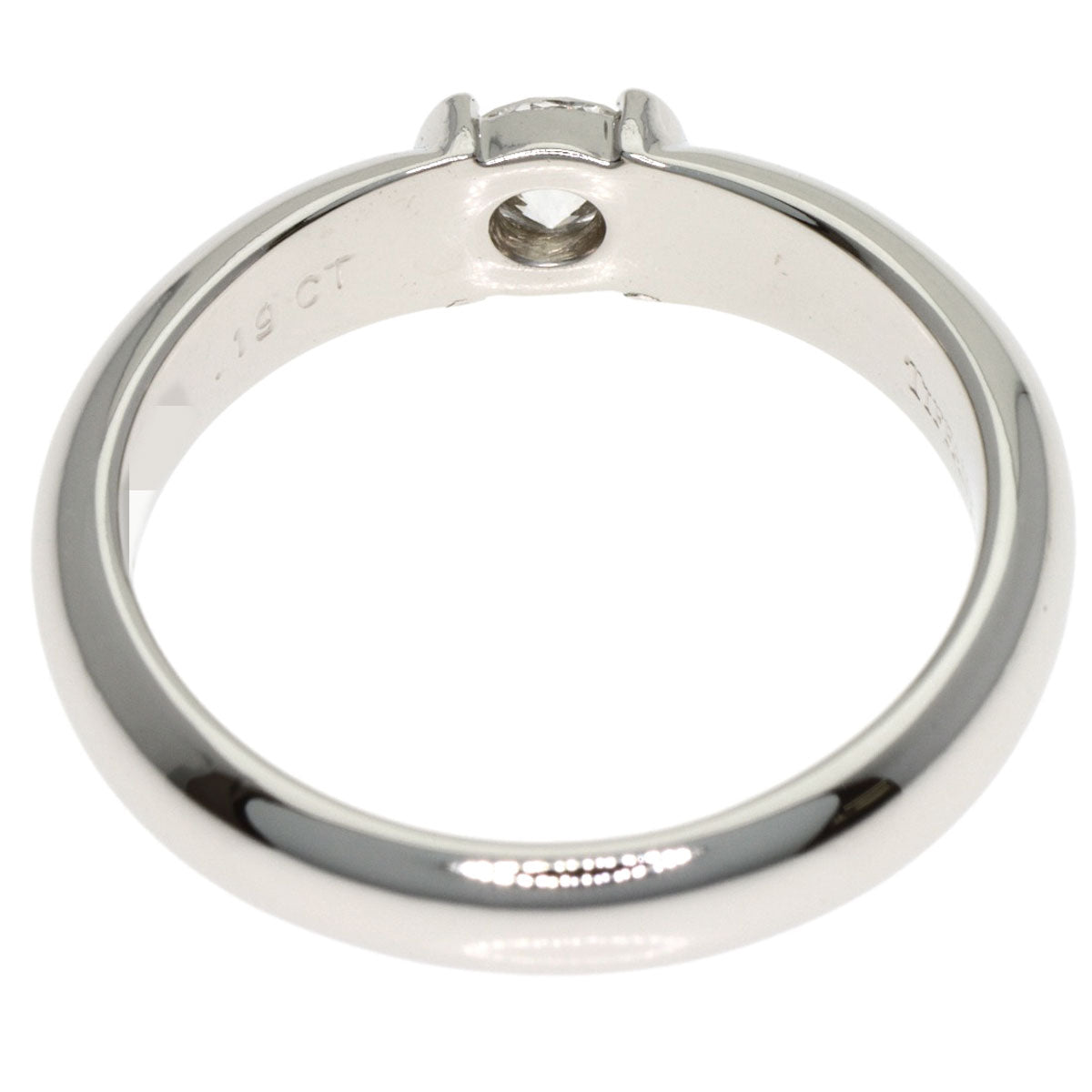 TIFFANY&Co. Dots Solitaire Diamond F-VS2 Ring Platinum PT950 Ladies [Used]