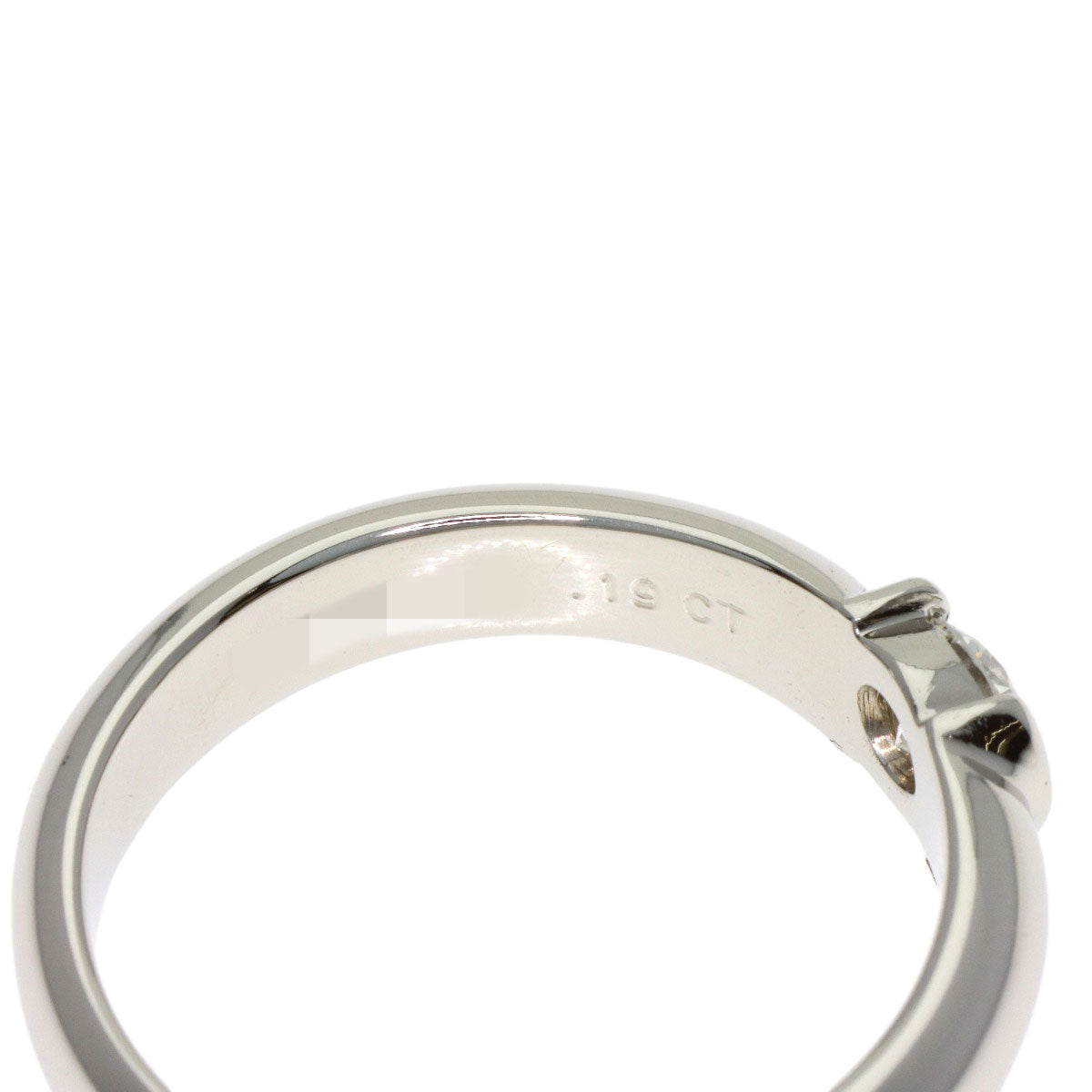 TIFFANY&Co. Dots Solitaire Diamond F-VS2 Ring Platinum PT950 Ladies [Used]