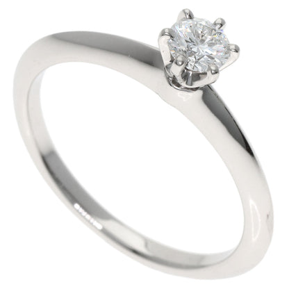 TIFFANY&Co. Solitaire Diamond E-VS2-EX Ring Platinum PT950 Ladies [Used]