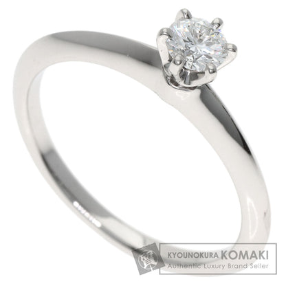 TIFFANY&Co. Solitaire Diamond E-VS2-EX Ring Platinum PT950 Ladies [Used]
