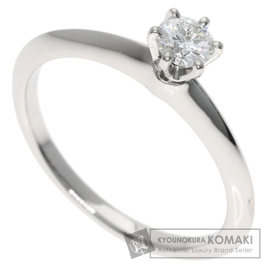 TIFFANY&Co. Solitaire Diamond E-VS2-EX Ring Platinum PT950 Ladies [Used]