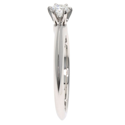 TIFFANY&Co. Solitaire Diamond E-VS2-EX Ring Platinum PT950 Ladies [Used]