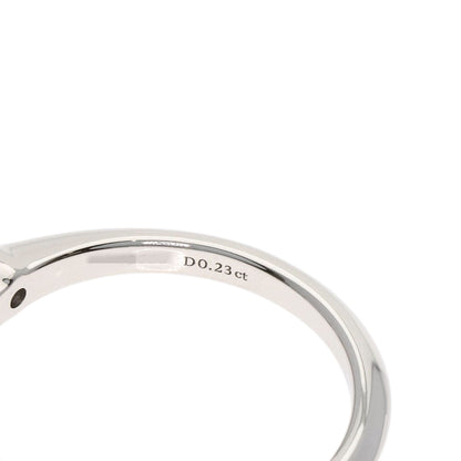 TIFFANY&Co. Solitaire Diamond E-VS2-EX Ring Platinum PT950 Ladies [Used]