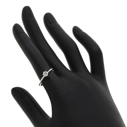 TIFFANY&Co. Solitaire Diamond E-VS2-EX Ring Platinum PT950 Ladies [Used]