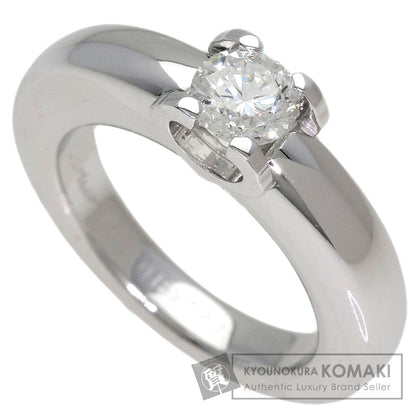 CARTIER Cartier C de Cartier Diamond #45 Ring K18 White Gold Ladies [Used]