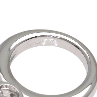 CARTIER Cartier C de Cartier Diamond #45 Ring K18 White Gold Ladies [Used]