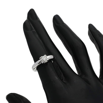 CARTIER Cartier C de Cartier Diamond #45 Ring K18 White Gold Ladies [Used]