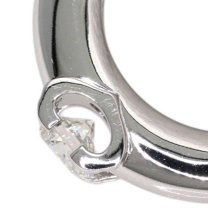 CARTIER Cartier C de Cartier Diamond #45 Ring K18 White Gold Ladies [Used]